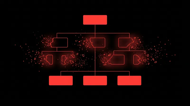 The middle of the org chart is dissolving