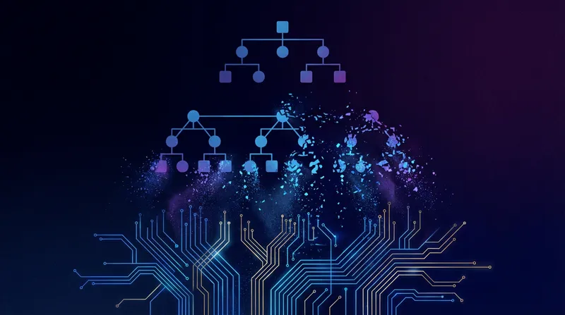The middle of the org chart is dissolving
